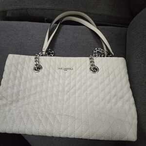 Karl Lagerfeld Quilted Leather Bag